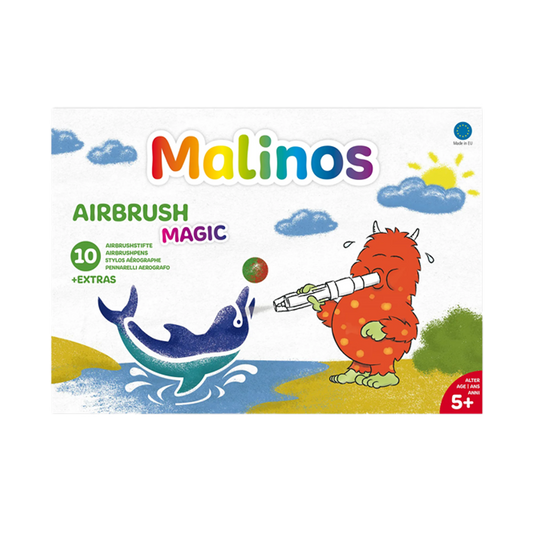 Malinos Magic Airbrush Pens 10 + 1 en Extra's