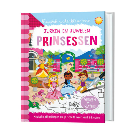Magisch waterkleurboek Prinsessen