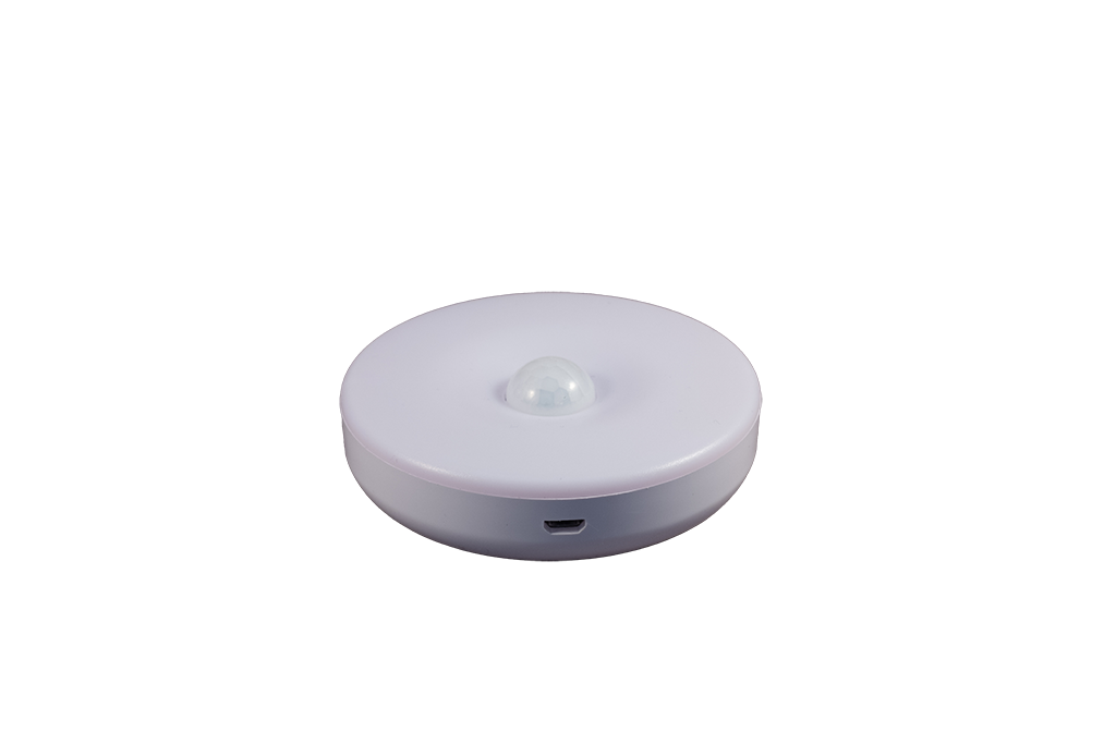 Voordeelpack 5 stuks Slimme Led Lamp Rond 8 cm met bewegingssensor - oplaadbaar - draadloos